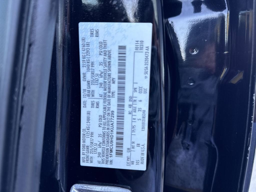 2019 Ford Escape SEL