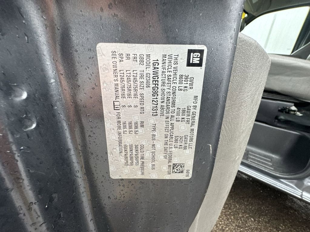 2016 Chevrolet Express Passenger 2500 LS