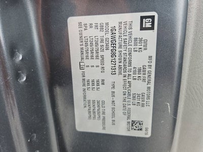 2016 Chevrolet Express Passenger 2500 LS