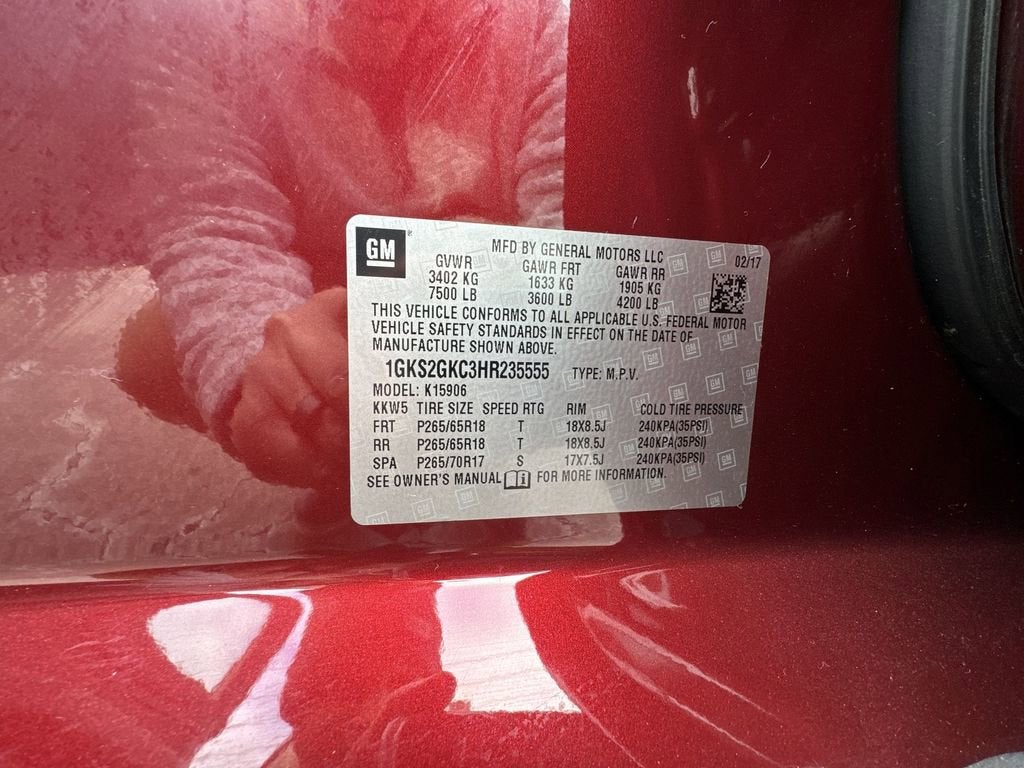 2017 GMC Yukon XL SLT