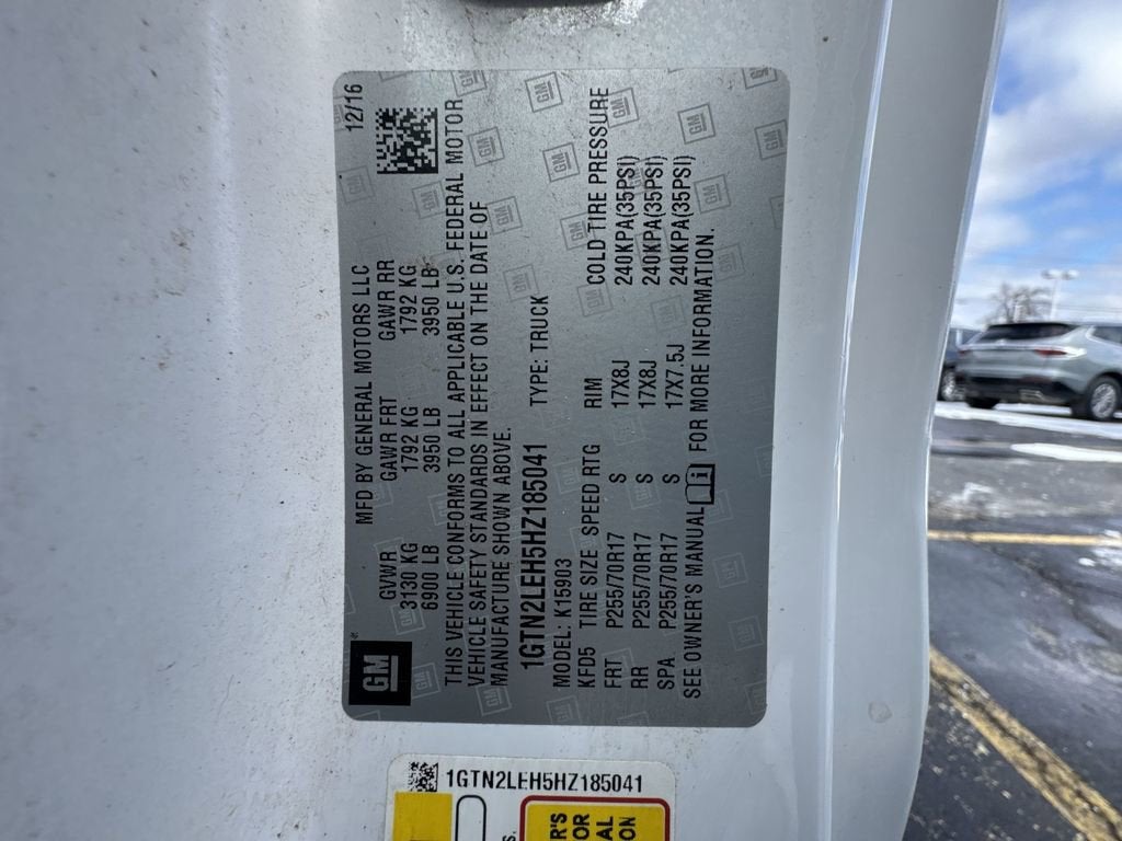 2017 GMC Sierra 1500 NA