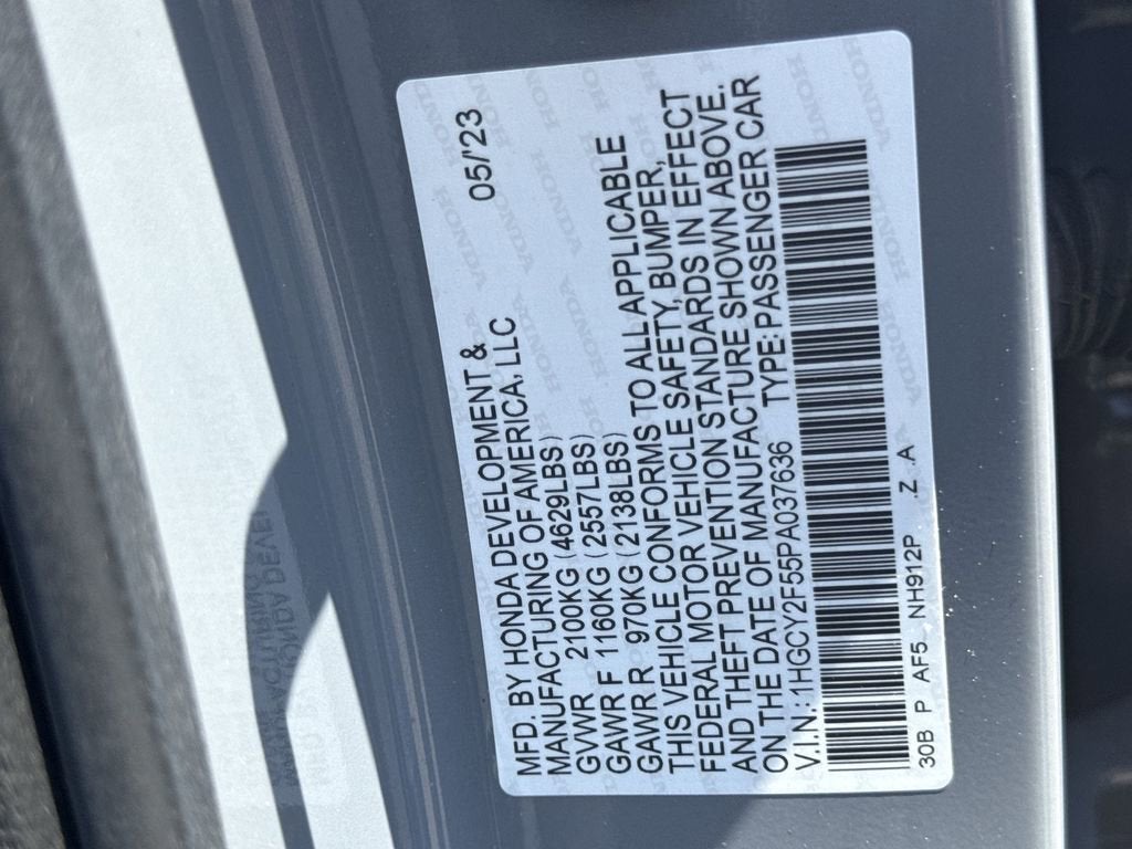 2023 Honda Accord Hybrid Sport