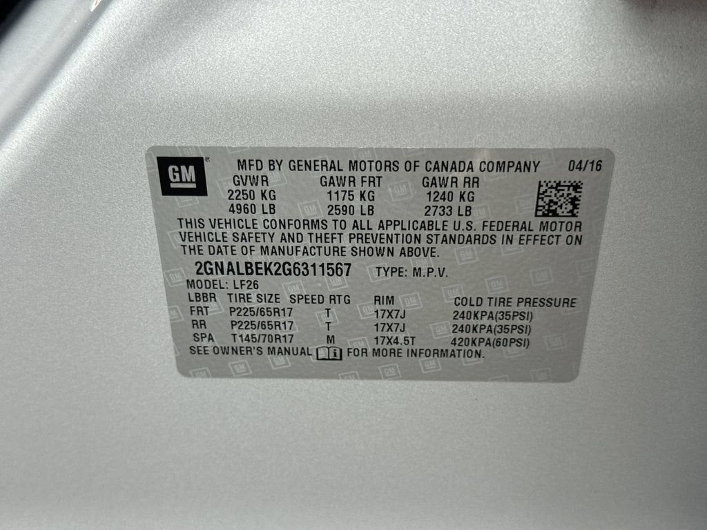 2016 Chevrolet Equinox LS