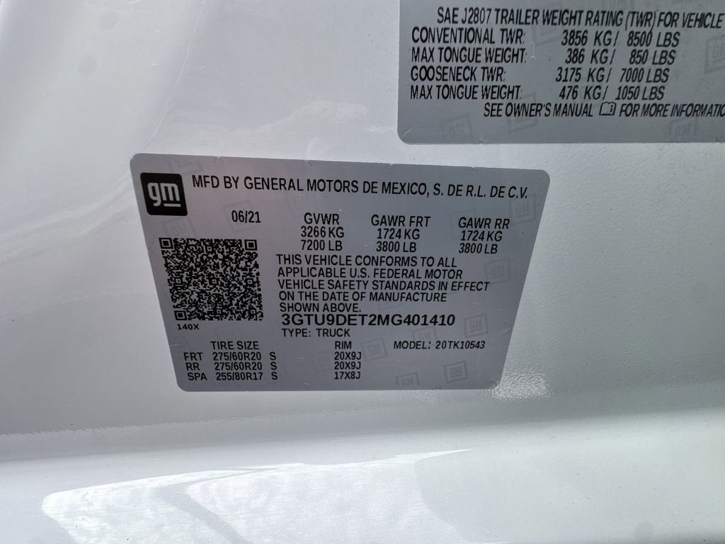 2021 GMC Sierra 1500 SLT