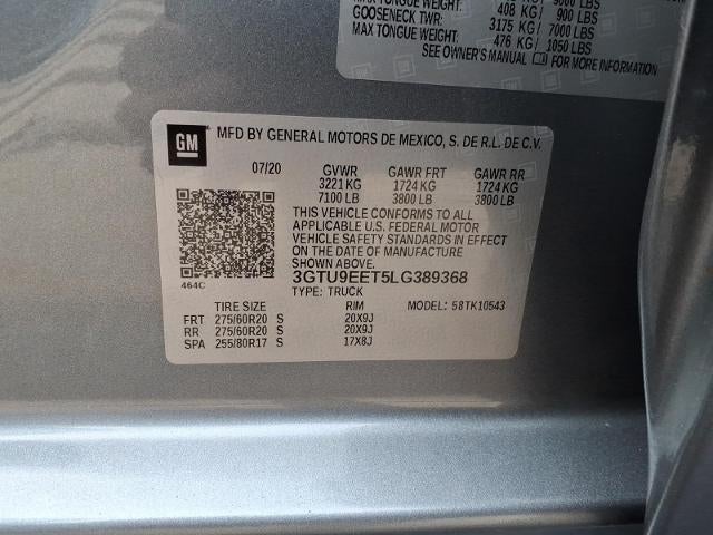 2020 GMC Sierra 1500 AT4