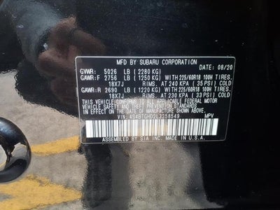 2020 Subaru Outback Onyx Edition XT