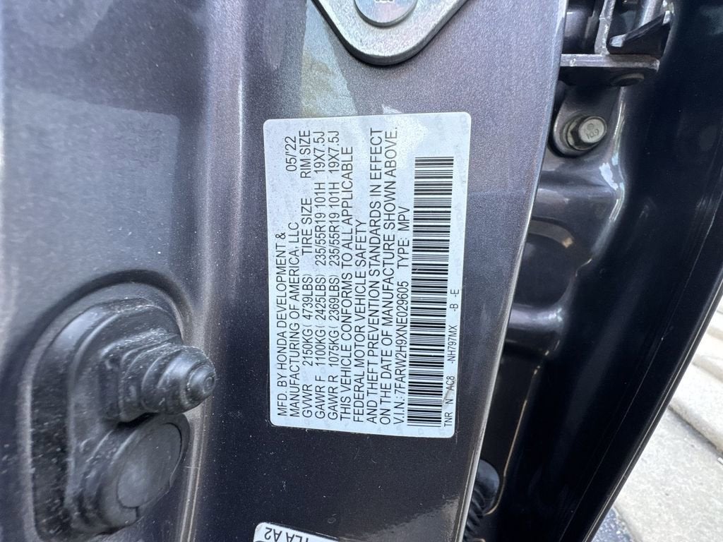 2022 Honda CR-V AWD Touring