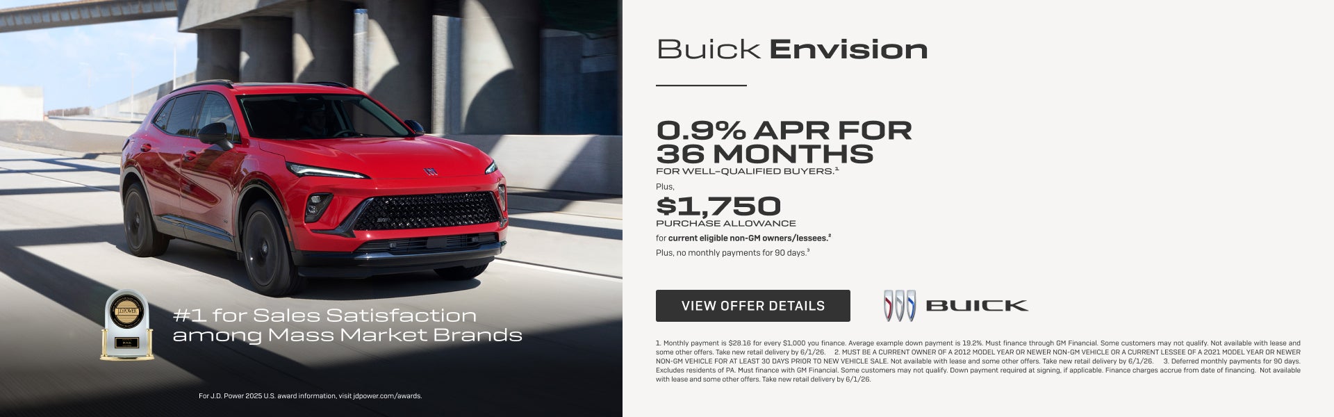 0.9% APR FOR 36 MONTHS 
FOR WELL-QUALIFIED BUYERS.1

Plus, $1,750 PURCHASE ALLOWANCE for current ...
