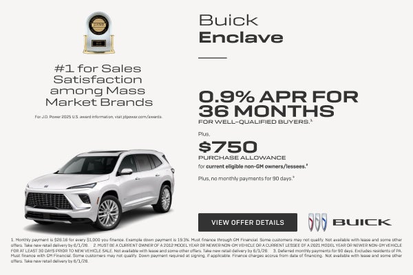 0.9% APR FOR 36 MONTHS
FOR WELL-QUALIFIED BUYERS.1

Plus, $750 PURCHASE ALLOWANCE for current eli...