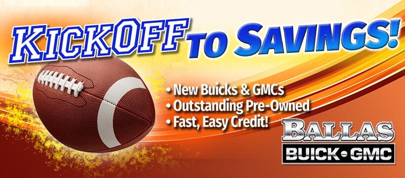 Kickoff to Savings!