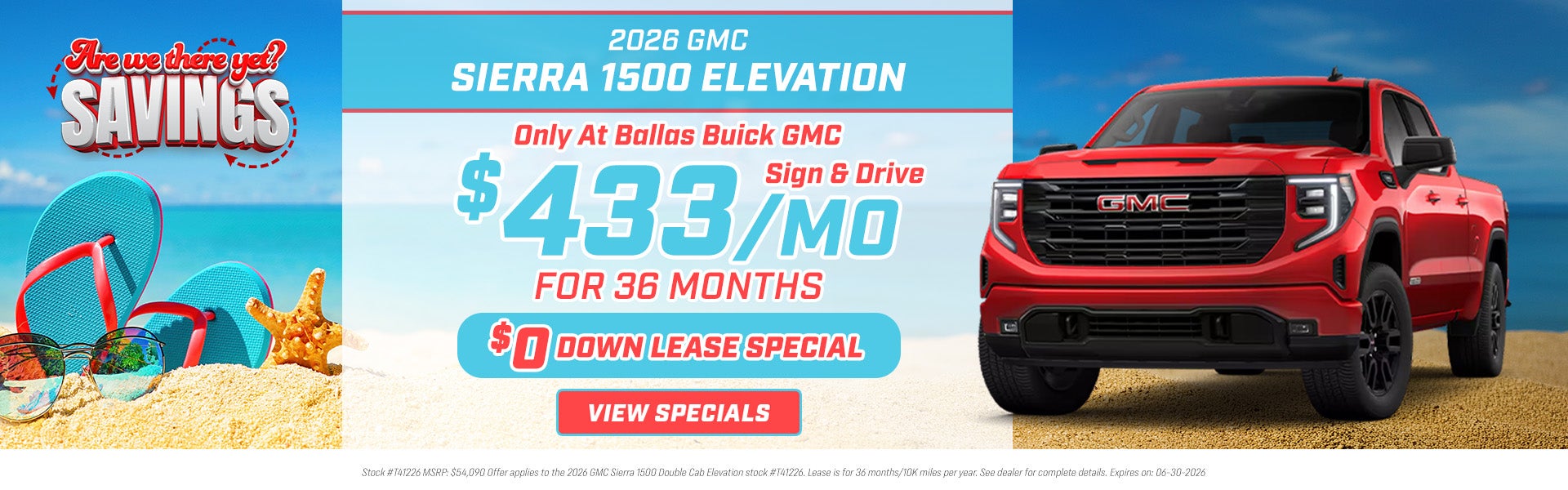 $0 Down Lease Special