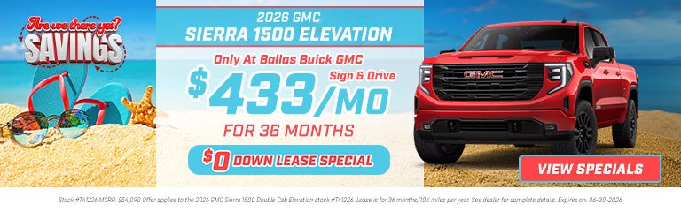 $0 Down Lease Special