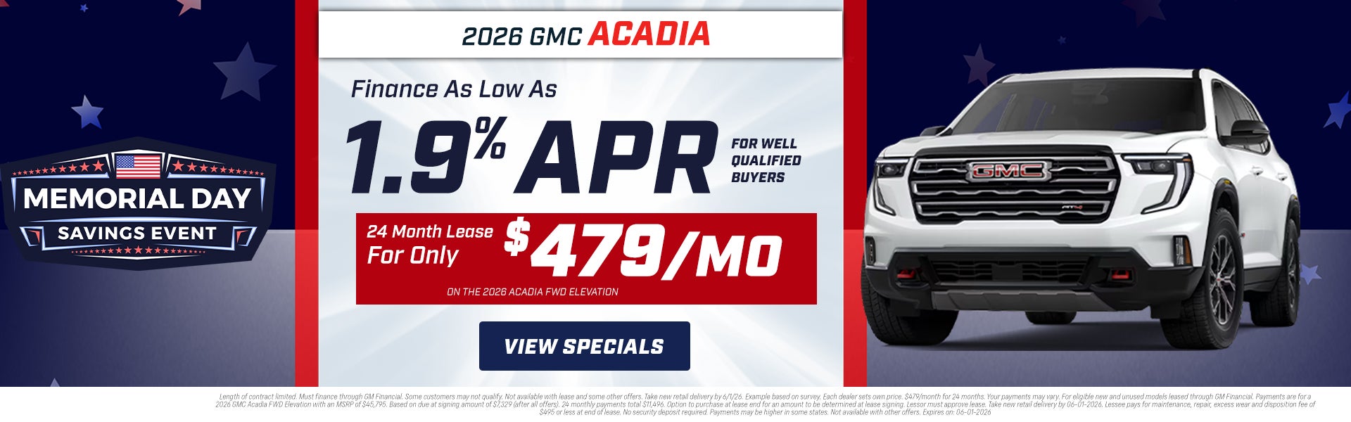 May Specials