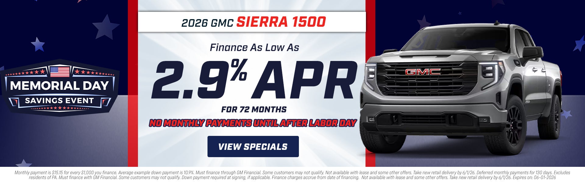 May Specials