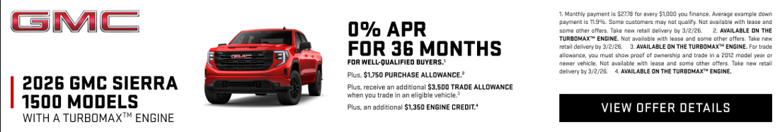 0% APR For 36 months